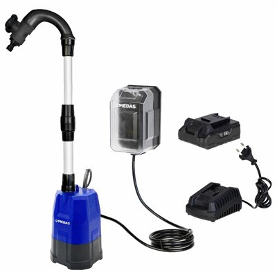 Caidéal Umar Uisce Báistí Battery Gan sreang